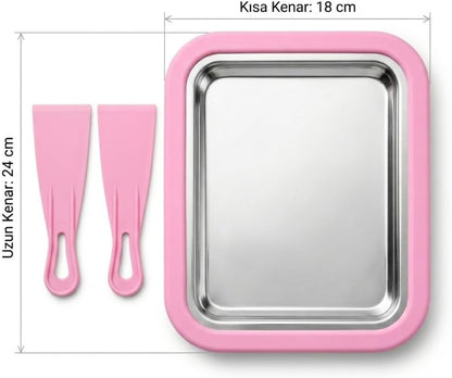 İce Tepsi Ev Yapımı Dondurma Makinesi